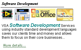 NI LabView,NI Measurement Studio,MS Visual Studio,MS Office